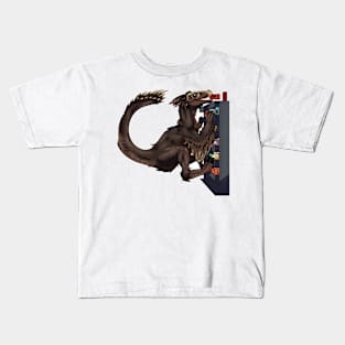 Shopping Dinosaur Kids T-Shirt